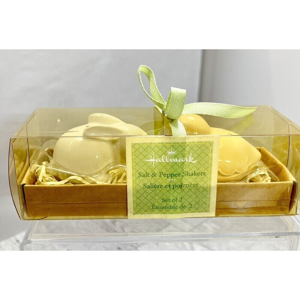 Hallmark Bunny & Chick Salt & Pepper Shakers Easter Spring Animal Lovers Gift